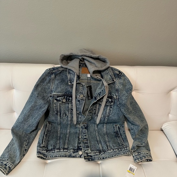 BLANKNYC Jean jacket with hoodie - Picture 2 of 5